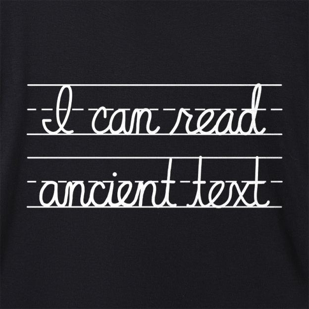 I Can Read Ancient Geek Dolman Sleeve V-Neck Shirt