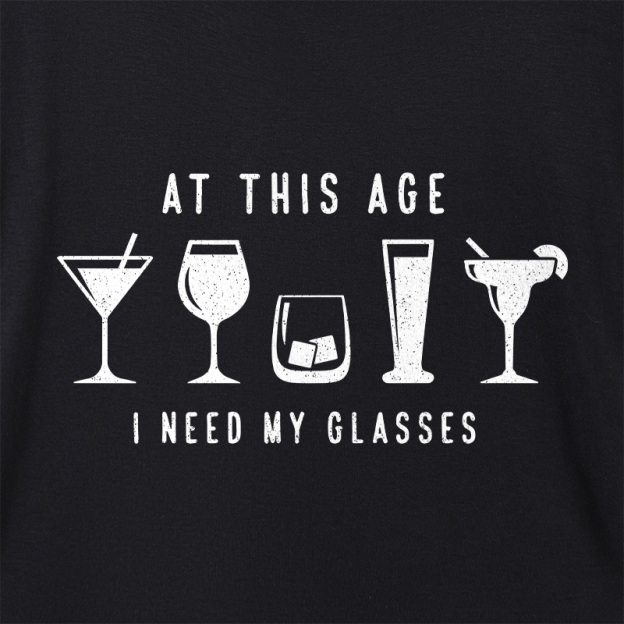 I Need My Glasses Geek Dolman Sleeve V-Neck Shirt