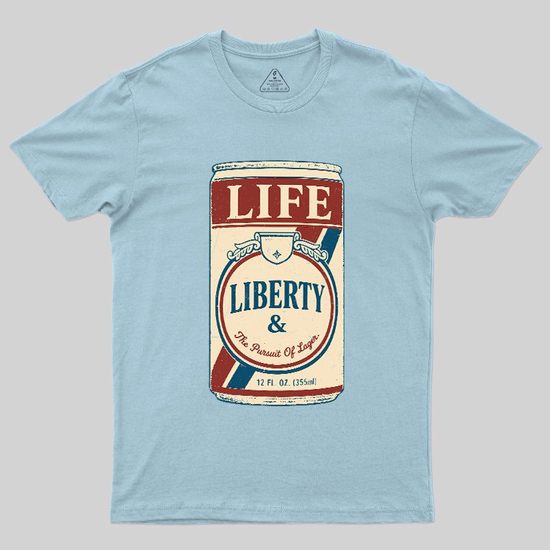 Independence Day Beer Lover Geek T-Shirt