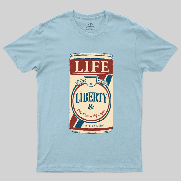 Independence Day Beer Lover Geek T-Shirt