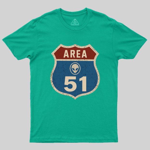Secret Desert Alien Outpost Geek T-Shirt