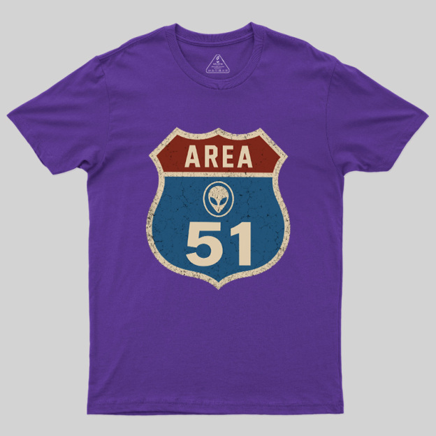 Secret Desert Alien Outpost Geek T-Shirt