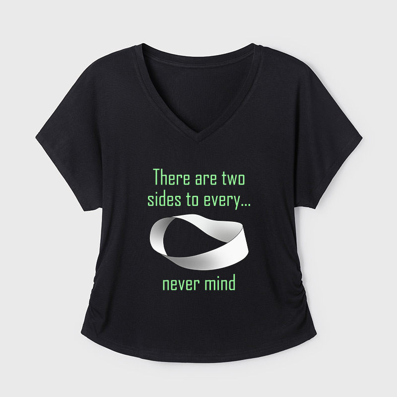 Mobius FTW Geek Dolman Sleeve V-Neck Shirt