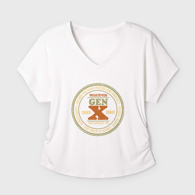 Raised On Hose Water And Neglect Geek Dolman Sleeve V-Neck Shirt