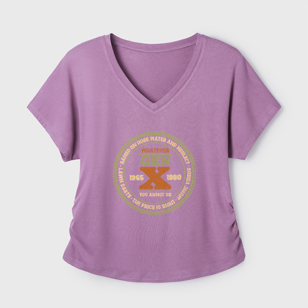 Raised On Hose Water And Neglect Geek Dolman Sleeve V-Neck Shirt