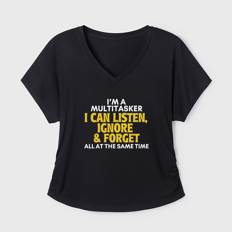 Sarcastic Geek Dolman Sleeve V-Neck Shirt