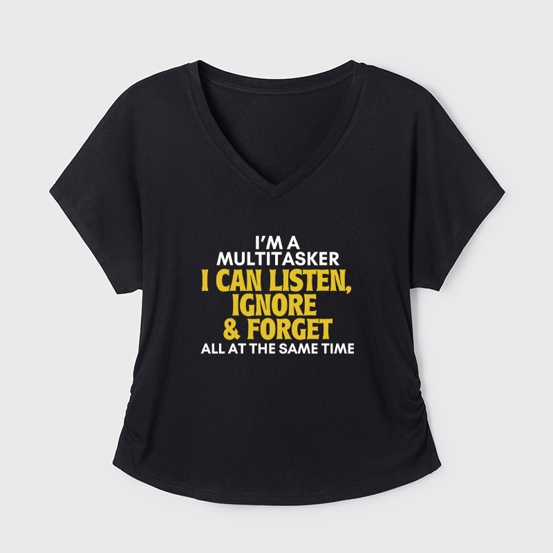 Sarcastic Geek Dolman Sleeve V-Neck Shirt
