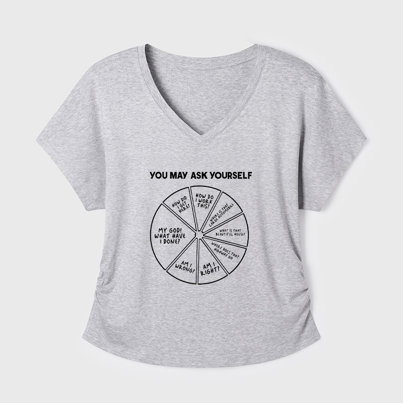 Geeksoutfit I'm Thinking Loading Women's V-Neck T-shirt for Sale