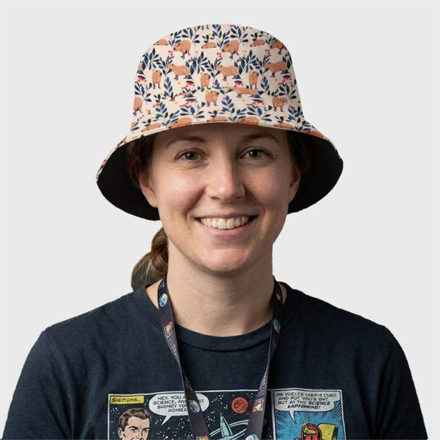 Capybara And Plants Geek Bucket Hat