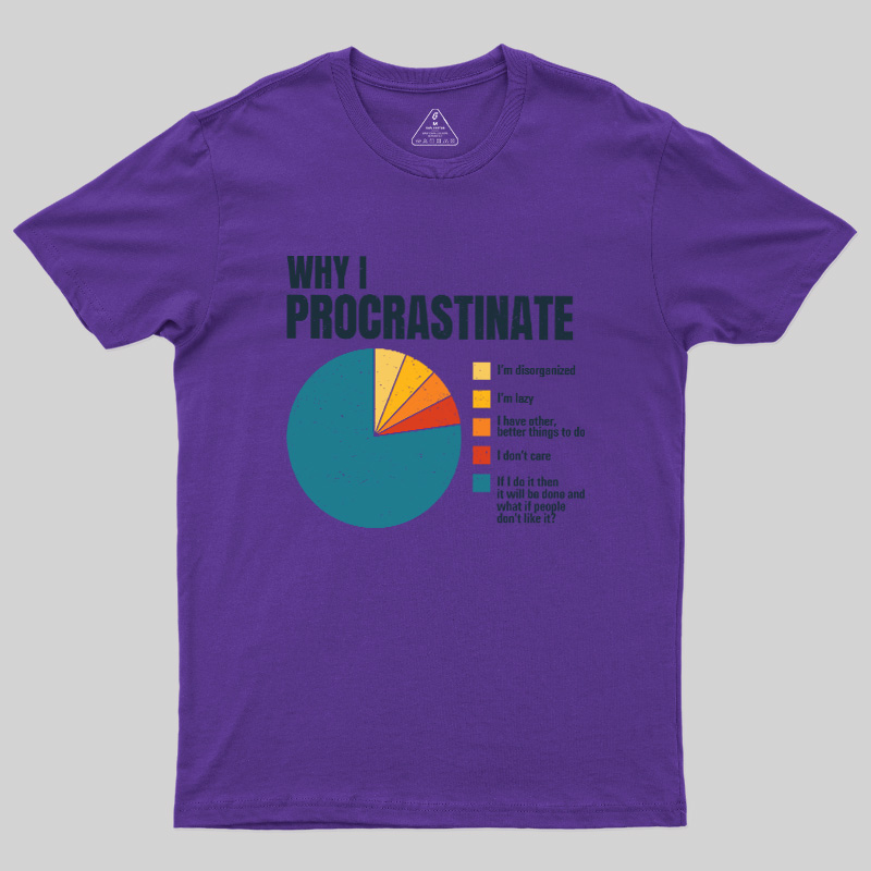 Why I Procrastinate Geek T-Shirt
