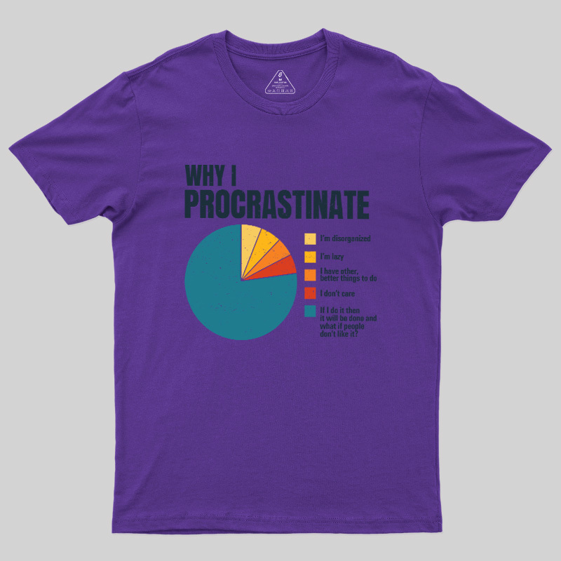 Why I Procrastinate Geek T-Shirt