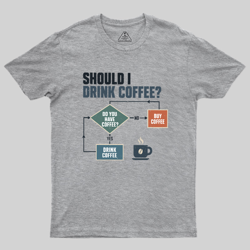 Should I Drink Coffee Geek T-Shirt