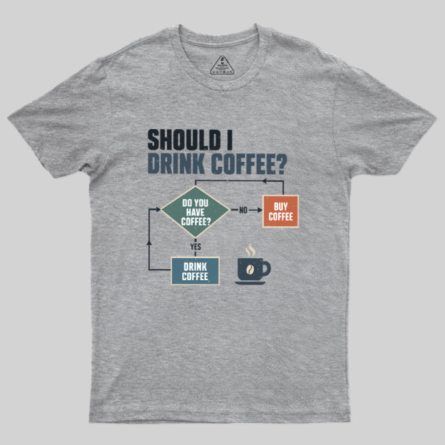 Should I Drink Coffee Geek T-Shirt
