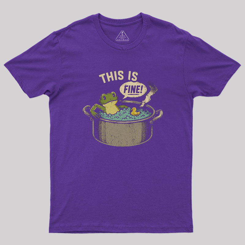 Thats Fine Frog Pot Geek T-Shirt