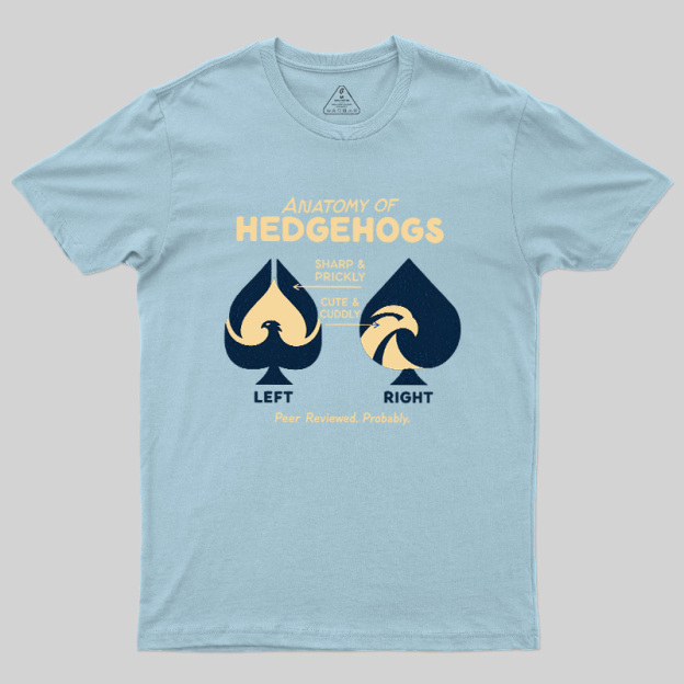 Anatomy Of A Hedgehog Geek T-Shirt