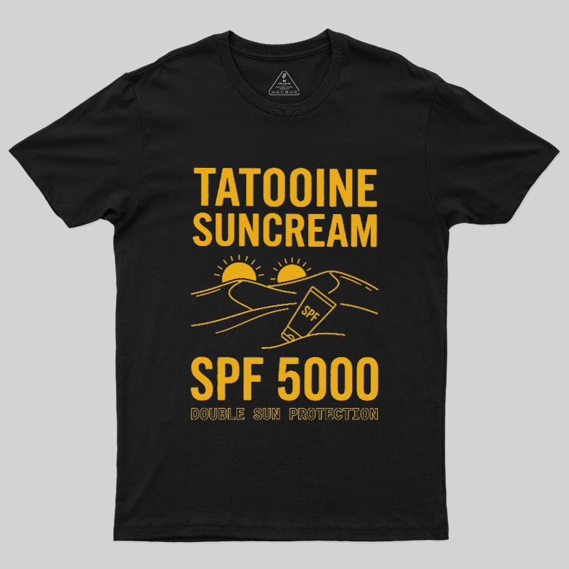 Two-Sun Desert Sunscreen Geek T-Shirt