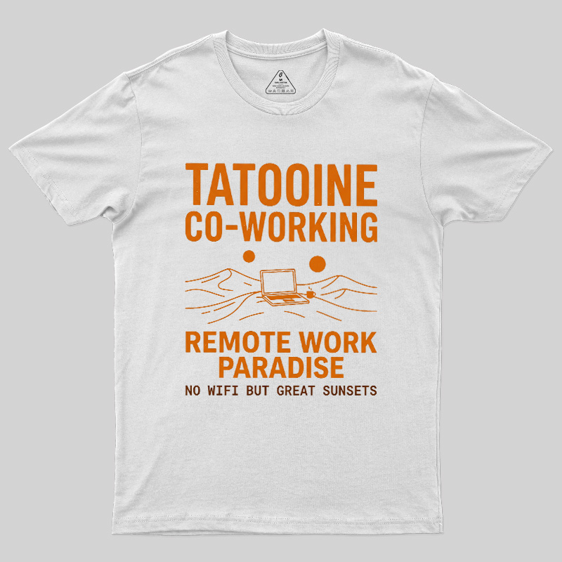 No WiFi Great Sunsets Remote Work Geek T-Shirt