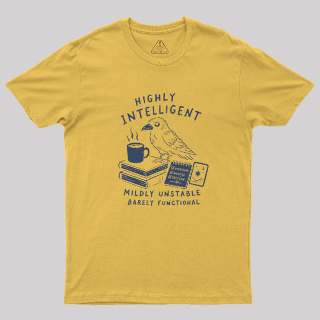 The Overthinking Crow Geek T-Shirt