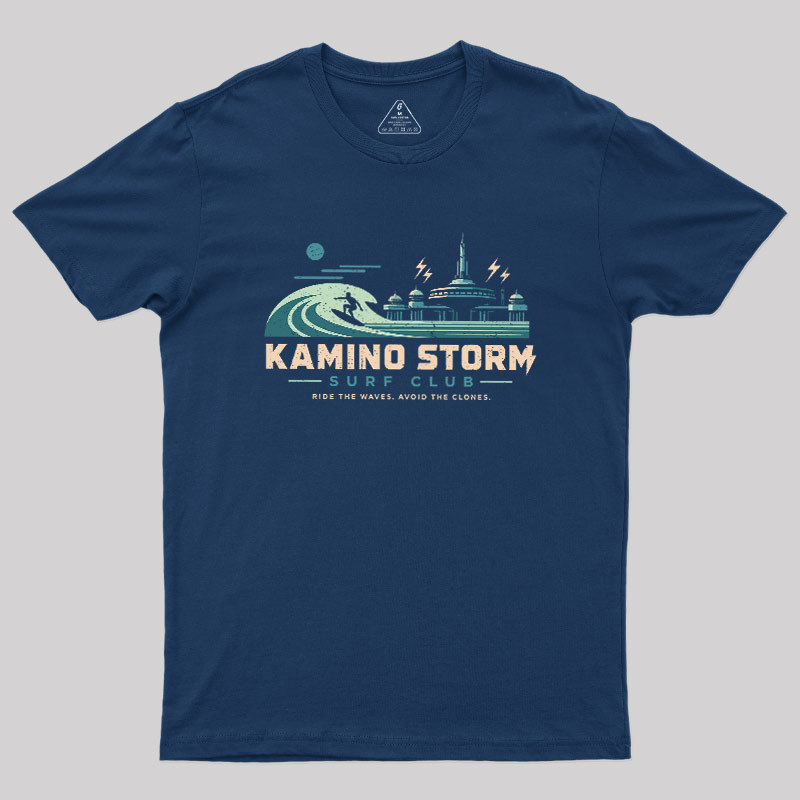 Galactic Stilt City Surfing Club Geek T-Shirt