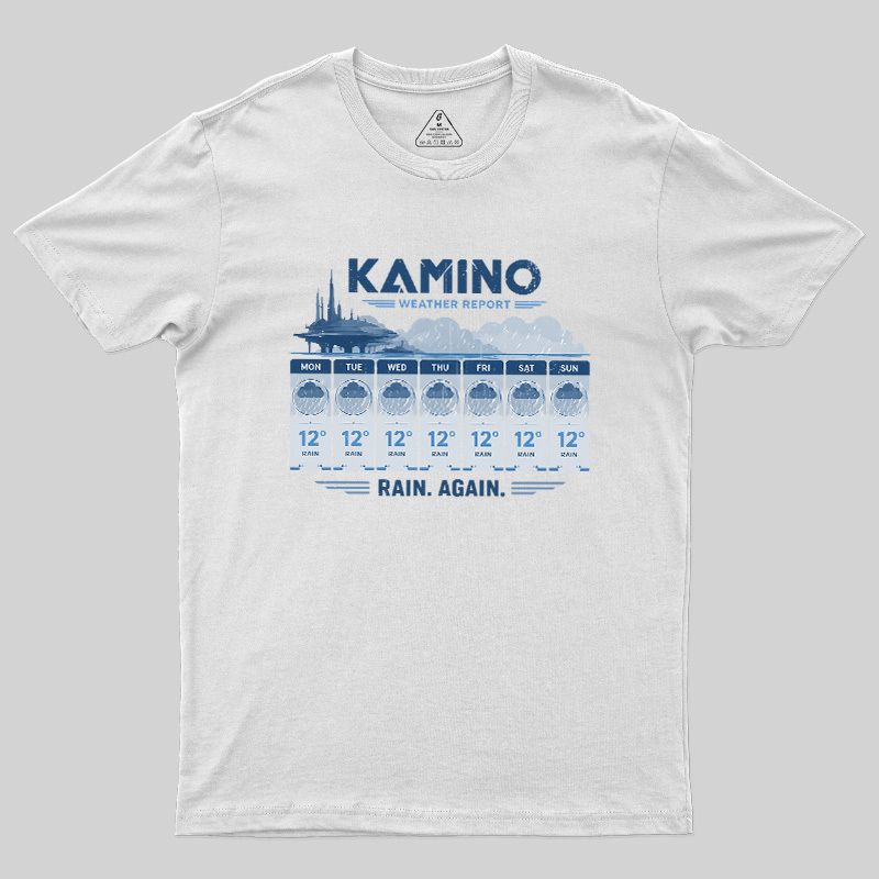 Kamino Rain Report Geek T-Shirt
