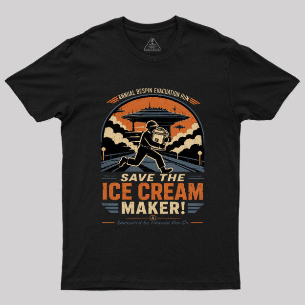 Save The Ice Cream Maker Geek T-Shirt