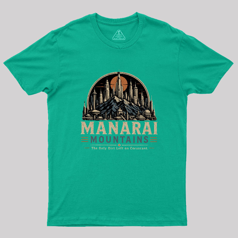 Galactic Mountain Range Geek T-Shirt