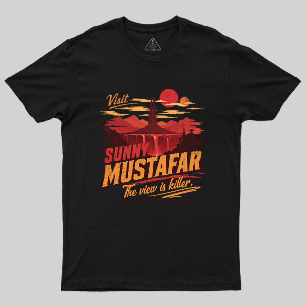 Sunny Mustafar Geek T-Shirt