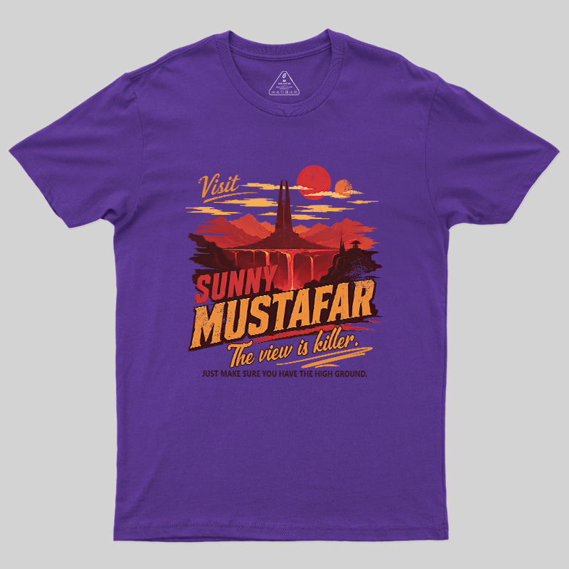 Sunny Mustafar Geek T-Shirt