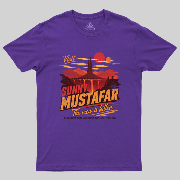 Sunny Mustafar Geek T-Shirt