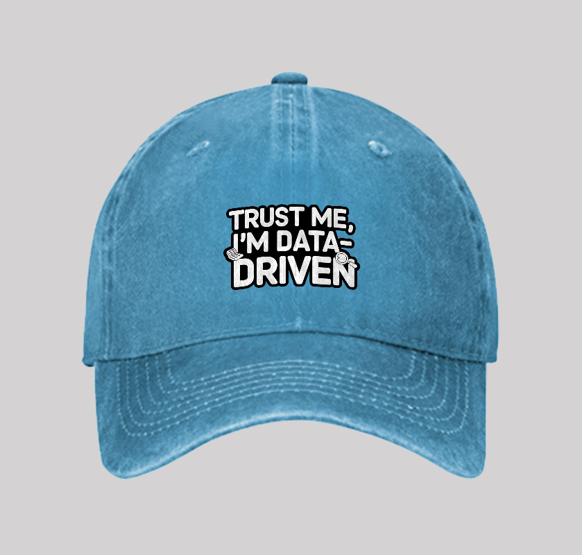 I am Data Driven Washed Vintage Baseball Cap