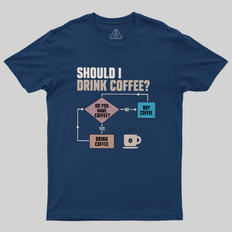 Should I Drink Coffee Geek T-Shirt