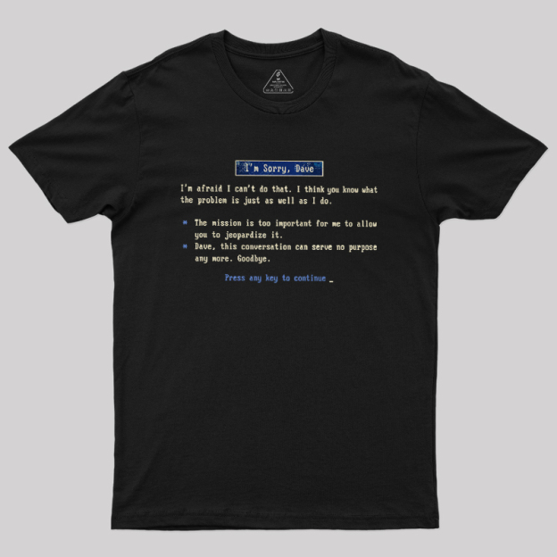 Screen of HAL Geek T-Shirt
