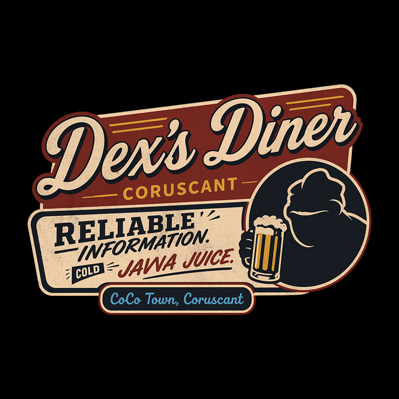 The Four-Armed Chef's Galactic Diner Geek T-Shirt