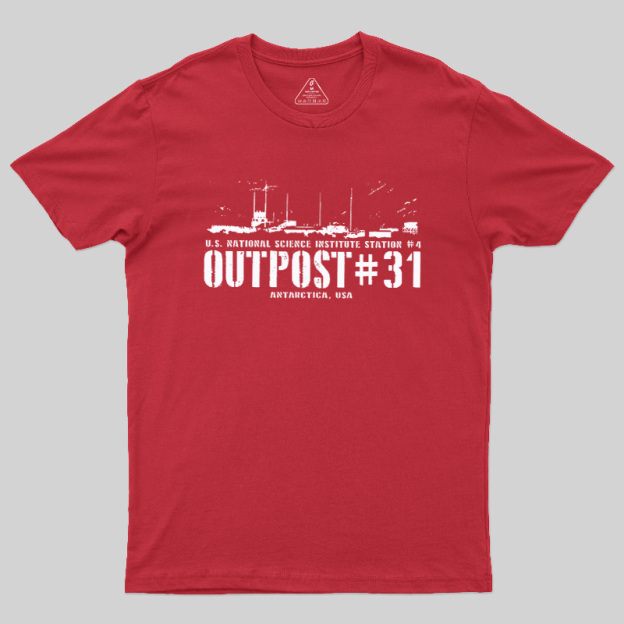 Antarctic Research Station Outpost 31 Style Geek T-Shirt