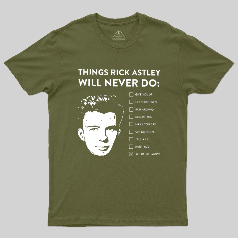 Classic Pop Commitment Checklist Geek T-Shirt