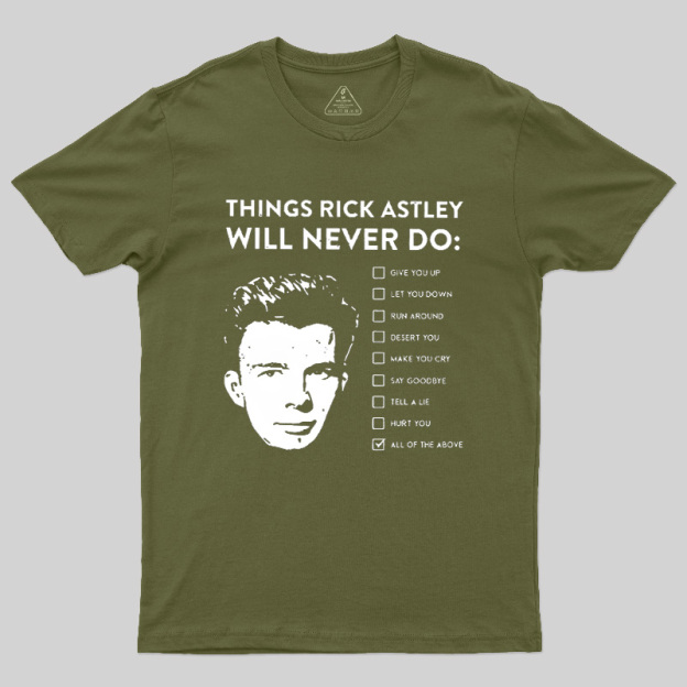 Classic Pop Commitment Checklist Geek T-Shirt