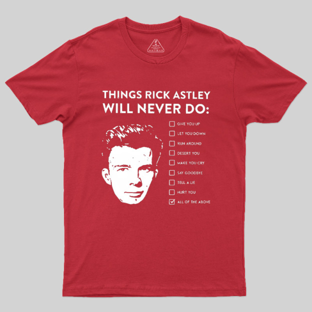 Classic Pop Commitment Checklist Geek T-Shirt