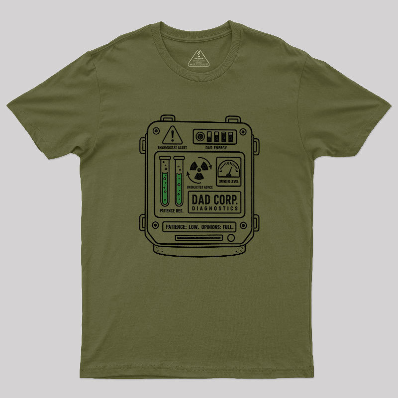 DAD CORP. DIAGNOSTICS Geek T-Shirt
