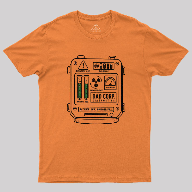 DAD CORP. DIAGNOSTICS Geek T-Shirt