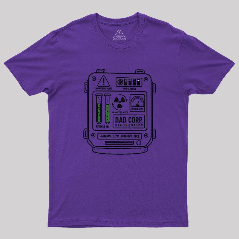 DAD CORP. DIAGNOSTICS Geek T-Shirt