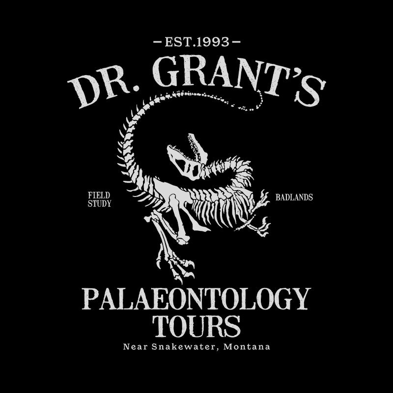 Dr. Grant��s Fossil Tours Geek T-Shirt