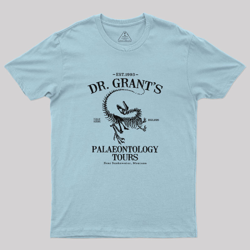 Dr. Grant��s Fossil Tours Geek T-Shirt
