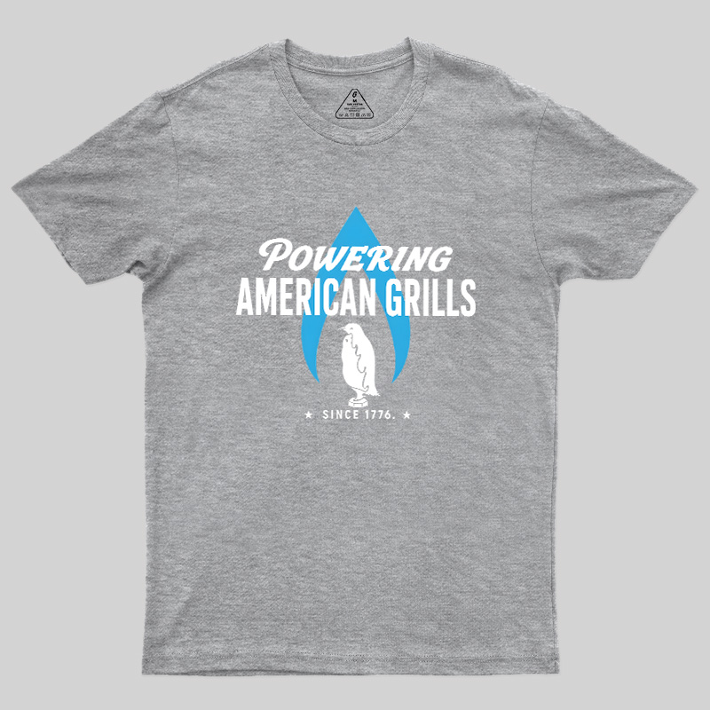 Powering American Grills Since 1776 Geek T-Shirt