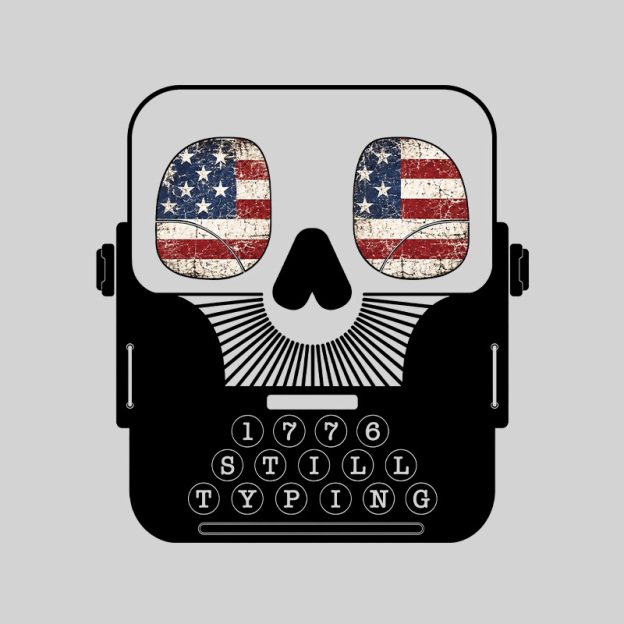 1776 Still Typing Geek T-Shirt