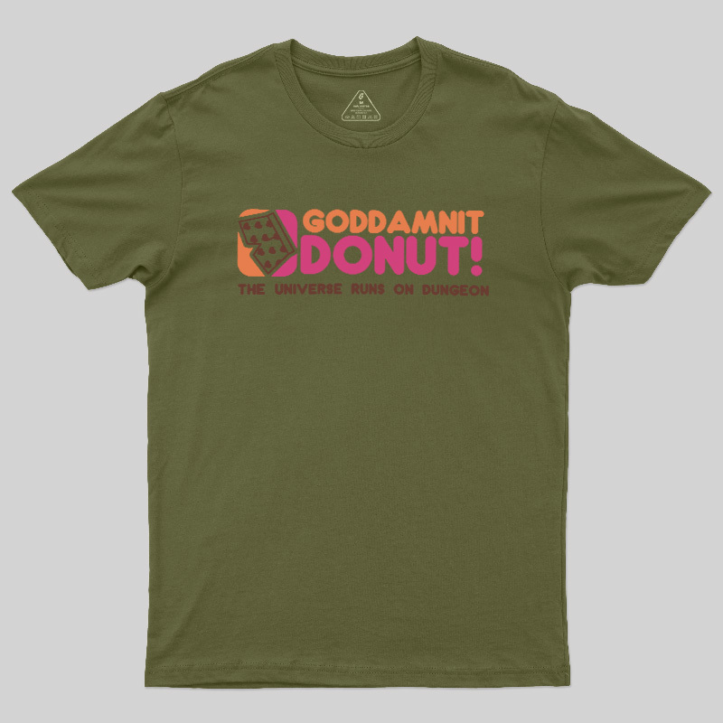 The World Runs On Dungeons Geek T-Shirt