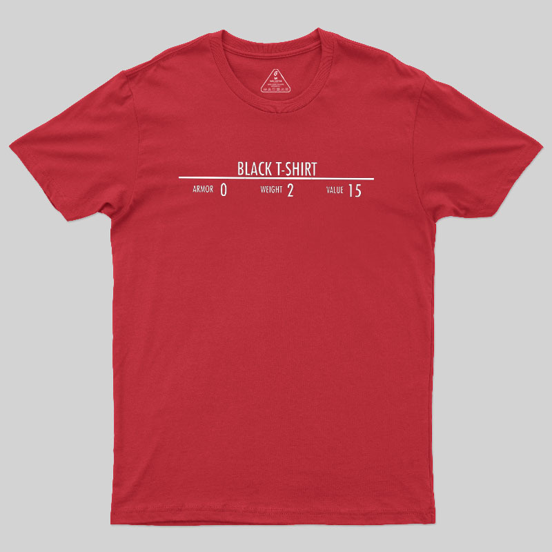 Black Oversized Geek T-Shirt