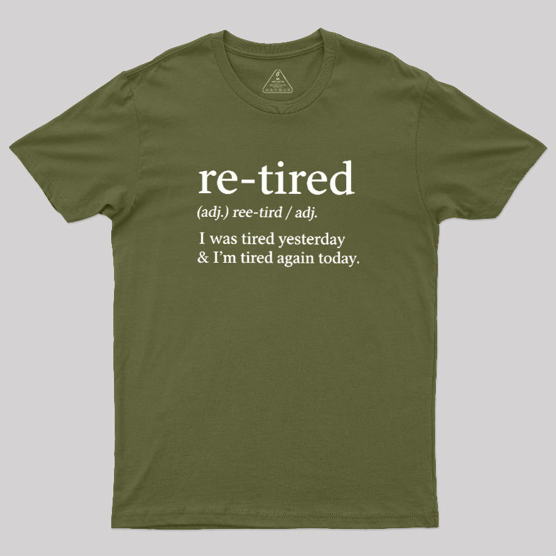 Definition Of Retired Geek T-Shirt