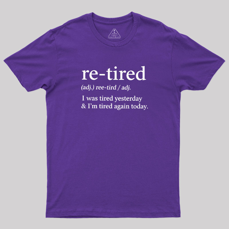 Definition Of Retired Geek T-Shirt