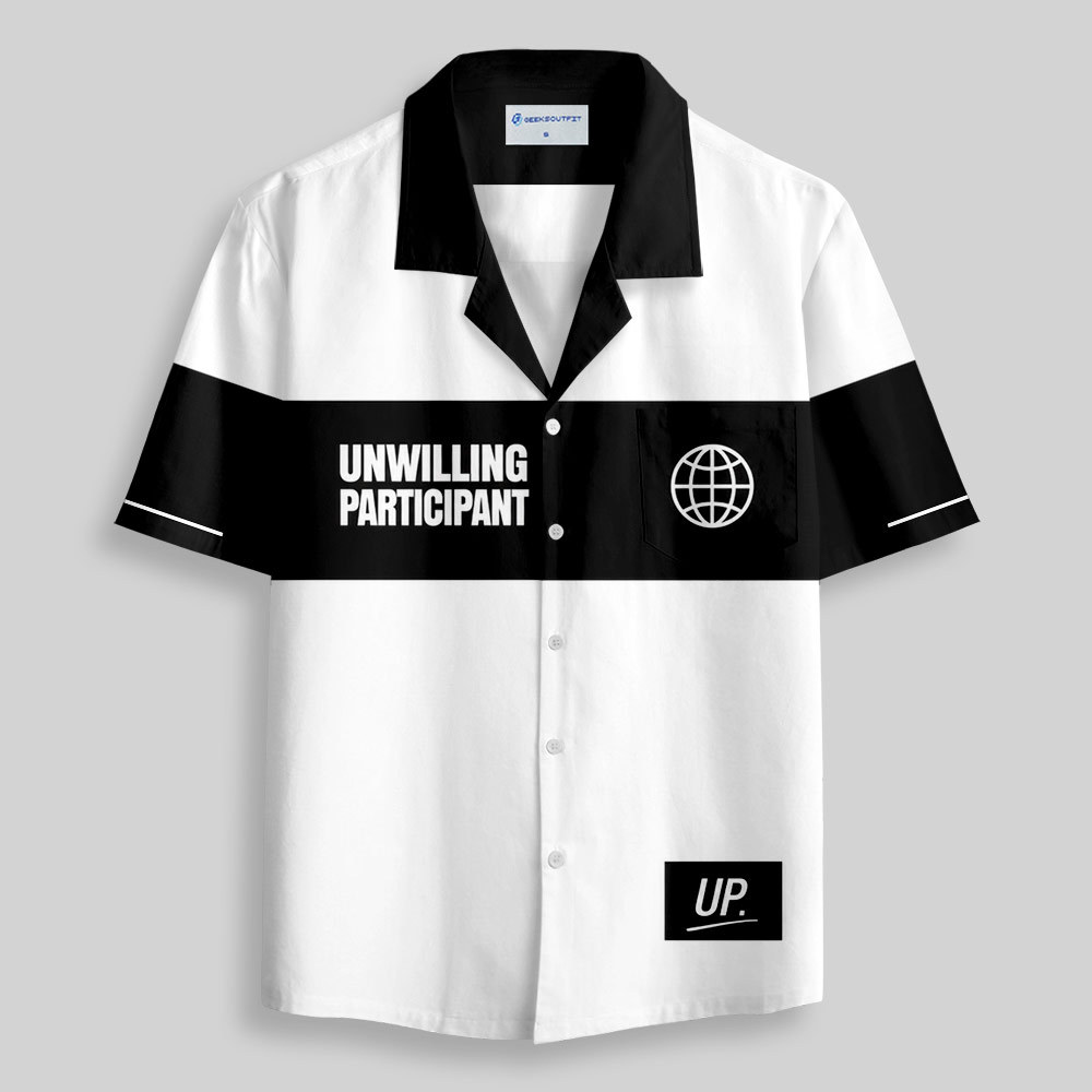 Geeksoutfit Medieval Science Fiction Map Button Up Pocket Shirt for Sale