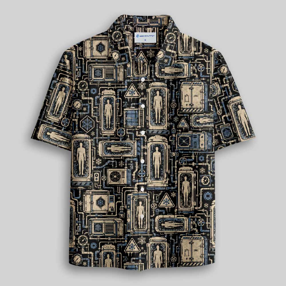 Cloud City Freezing Services Button Up Pocket Shirt